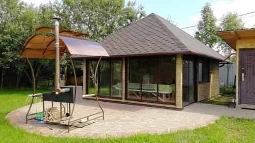 Тот случай, когда планируешь построить беседку для дачи, а в итоге получается летняя кухня. 01