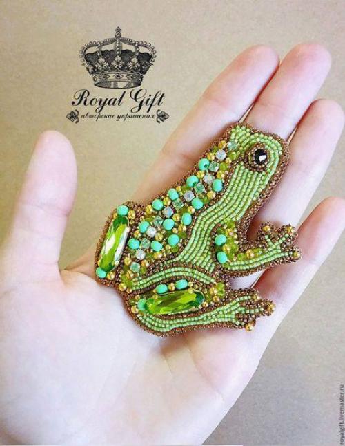 Бисерные броши разных авторов. 03