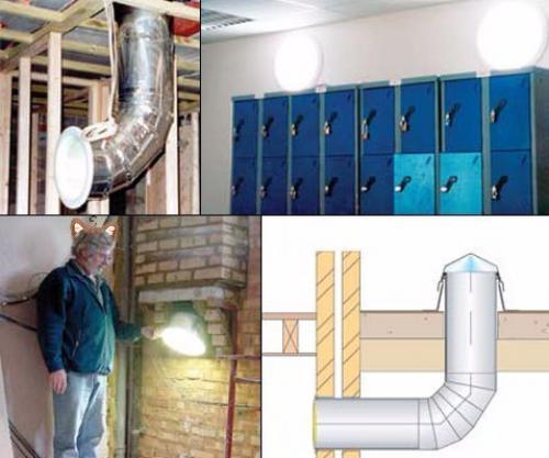 Солнечные трубы для освещения помещений. 02