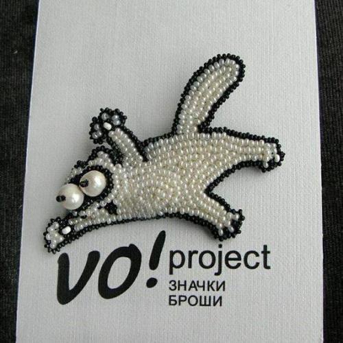 Бисерные броши разных авторов. 05