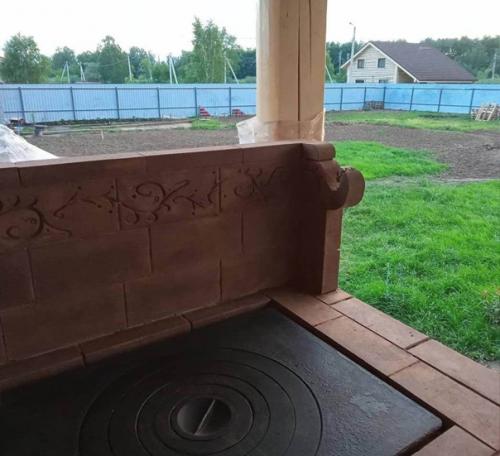 Напилил кирпича!  Роман Шибаев - печник. 04