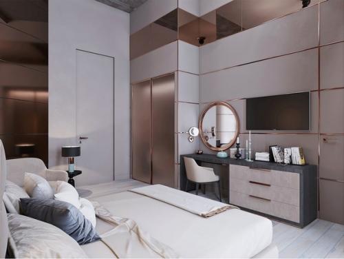 Стильная уютная спальня. 03