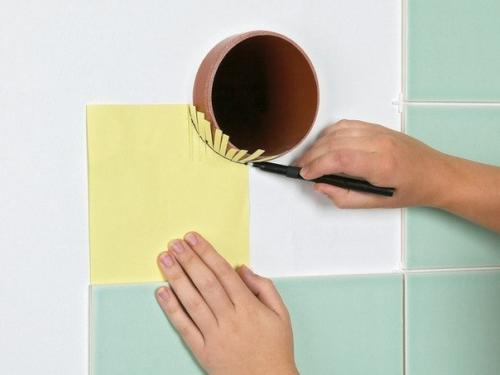 Как уложить плитку вокруг препятствий. 03 Как уложить плитку вокруг препятствий. 03