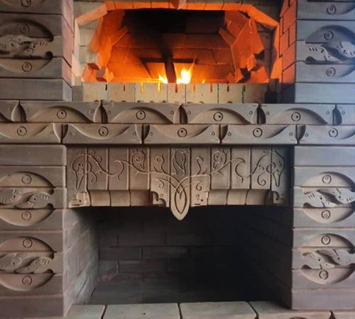 Напилил кирпича!  Роман Шибаев - печник. 05