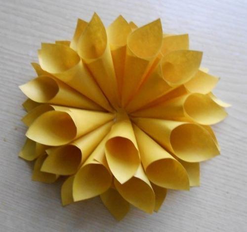 Мастер-класс Георгины автор: Наталья Писарева. 05