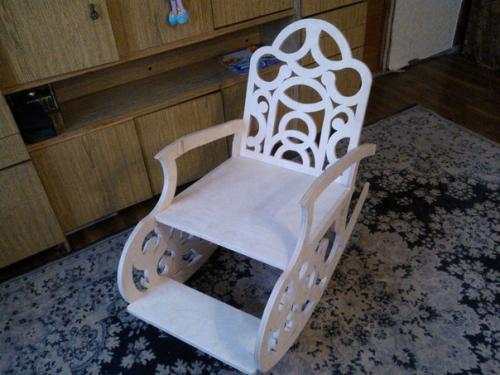 Кресло - качалки из фанеры. 02