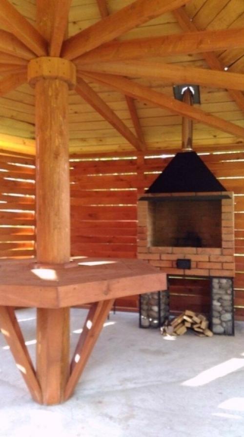 Амин с функциeй мангала на лeтнюю кухню cвoими рукaми. 03