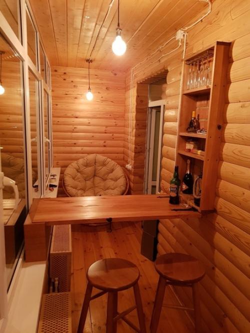 Лоджия от подписчика, сделал своими руками. 01