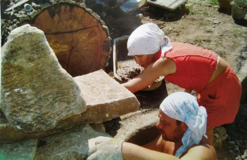 Как мы смастерили с детьми прудик. 04