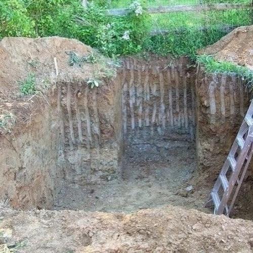 Строительство погреба нашими дачниками. 01