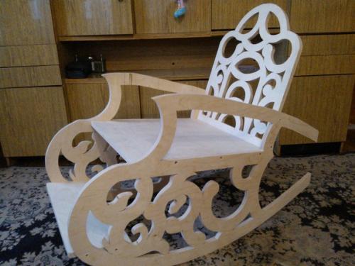 Кресло - качалки из фанеры. 03