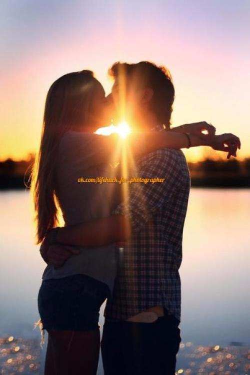 Урок.  Портреты, снятые на закате, освещены красивым золотистым светом. 04