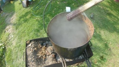 Всем привет! Прошлым летом решил поэкспериментировать и сварить своими руками шведскую краску. 02 Всем привет! Прошлым летом решил поэкспериментировать и сварить своими руками шведскую краску. 02