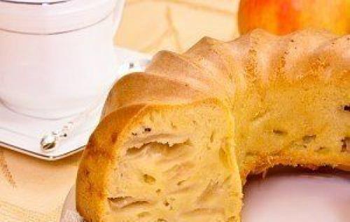 Шарлотка.  Пожалуй, шарлотка - самая популярная выпечка с яблоками. 08