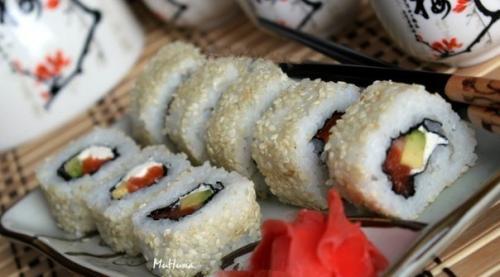 Домашние роллы. Ингредиенты: 08