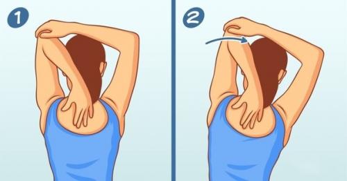 5 упражнений на растяжку, чтобы снять напряжение в плечах и шее. 02