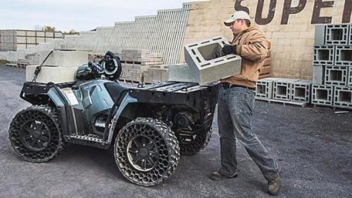 Квадроцикл Polaris Sportsman Wv850 H. O. с безвоздушными шинами. 02