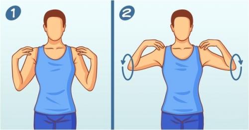 5 упражнений на растяжку, чтобы снять напряжение в плечах и шее. 03