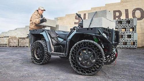 Квадроцикл Polaris Sportsman Wv850 H. O. с безвоздушными шинами. 01