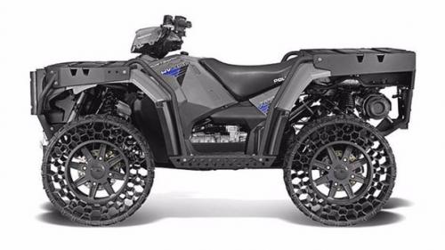 Квадроцикл Polaris Sportsman Wv850 H. O. с безвоздушными шинами. 03
