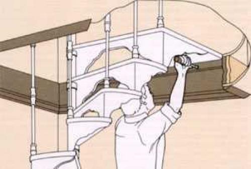 Мы экономим место: складные и винтовые лестницы. 05 Мы экономим место: складные и винтовые лестницы. 05