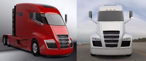 Tesla среди грузовиков: гибридный электрический тягача Nicola One. 01