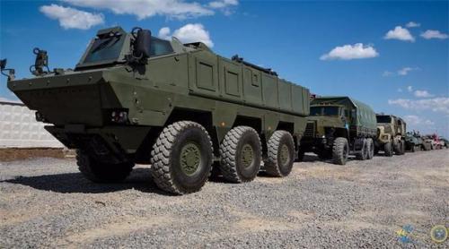 Камаз в гибридный бтр превратился. 02