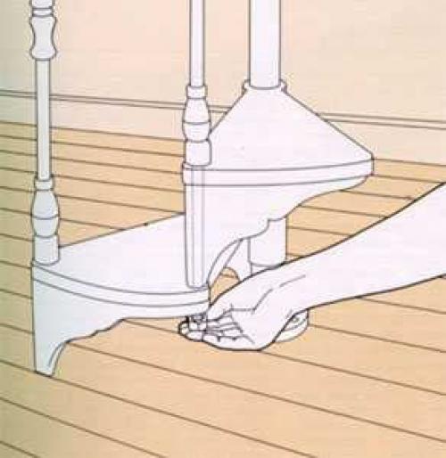 Мы экономим место: складные и винтовые лестницы. 04 Мы экономим место: складные и винтовые лестницы. 04