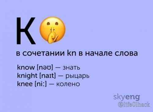 Некоторые звуки, которые не произносят на английском. 05