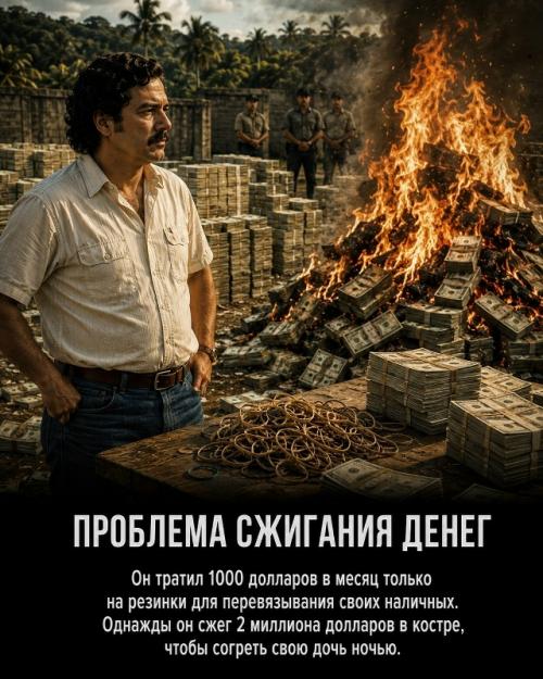 Богатство Пабло эскобара было настолько огромным, что многие истории о нём звучат как вымысел. 07