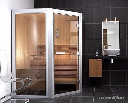 Сауна в ванной комнате вашего дома. 04 Сауна в ванной комнате вашего дома. 04