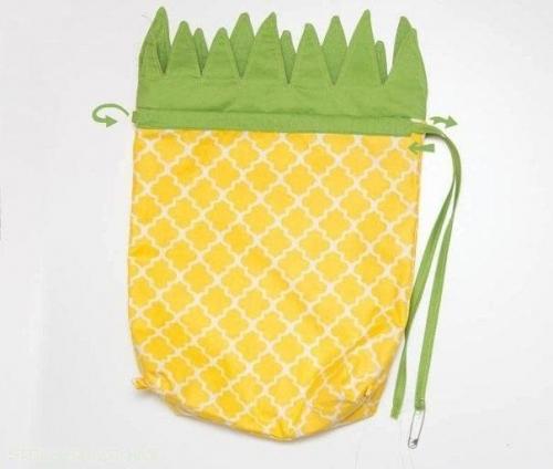 Ананасовый рюкзачок своими руками. 06