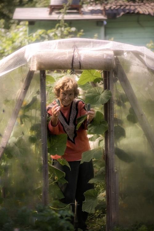 - Бабуль, можно я приеду к тебе с маленькой группой фотографов? 02