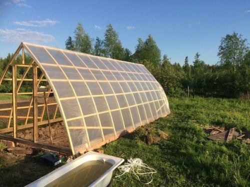 Собрал с нуля арочную теплицу 7. 3*3. 05