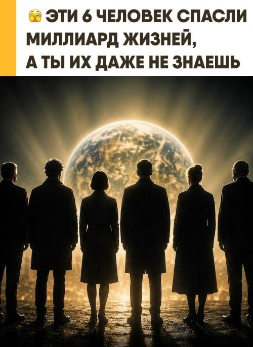 Они не искали славы, но одним решением спасли миллиарды человеческих жизней. 
