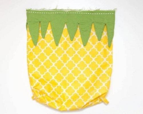 Ананасовый рюкзачок своими руками. 04