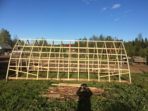 Собрал с нуля арочную теплицу 7. 3*3. 04