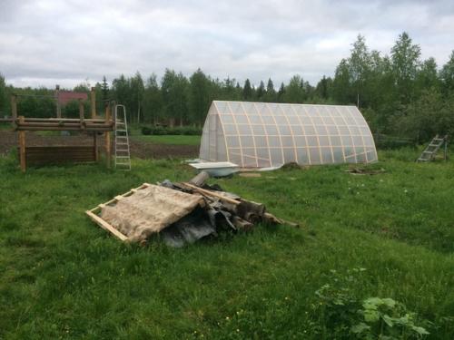 Собрал с нуля арочную теплицу 7. 3*3. 07