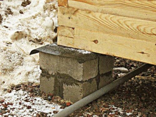 Опорно - столбчатый фундамент. 02