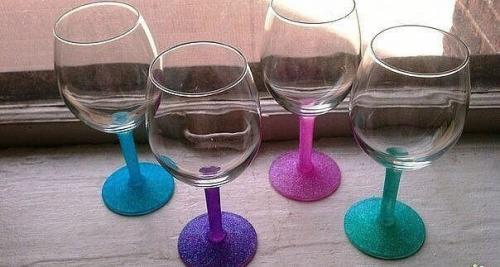 Праздничные бокалы. Понадобится: 04