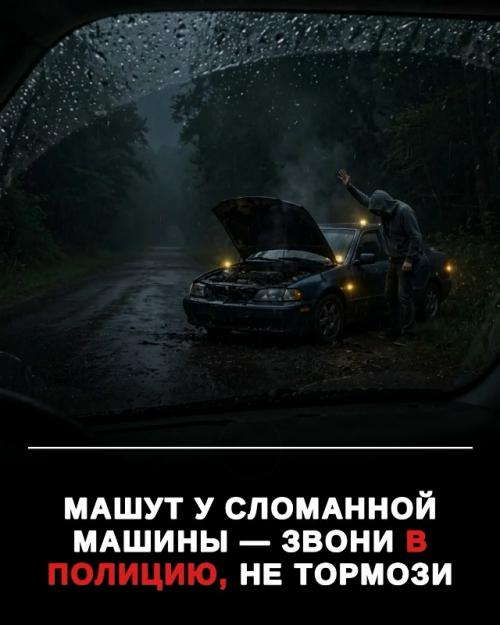 Ночью знакомая дорога легко в полосу неизвестности превращается. 03