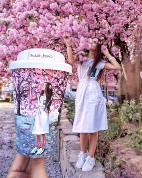 Потрясающий дуэт рисунка и фото! 05