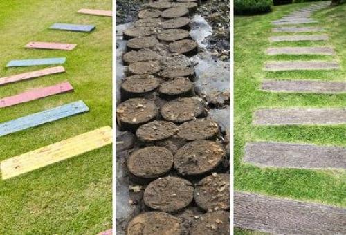 Садовые тропинки: интересные идеи. 02