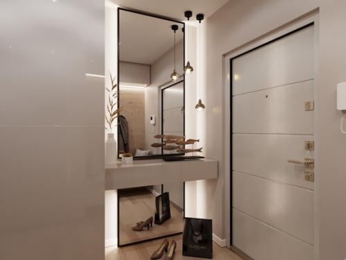 Теплый дизайн прихожей. 02