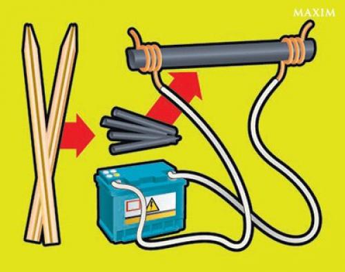 Автосмекалочка: как сделать фонарь из карандаша. 01 Автосмекалочка: как сделать фонарь из карандаша. 01